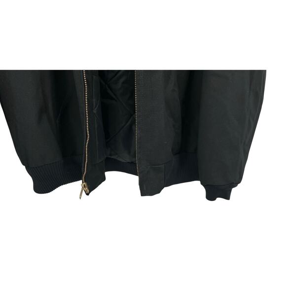 Carhartt J133 BLK Mens 3XL Black Work Coat Quilted - Picture 4 of 9